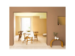 PEINTURE M/B  CREME DE COULEUR DULUX VALENTINE BLC CASSE SATINE 0.5 L