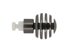 EMBOUT METAL D20 BOULE GUN GRIS FONCE EASY FIX X2