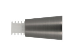 EMBOUT METAL D28 POMMEAU GUN GRIS FONCE EASY FIX X2