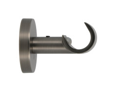 SUPPORT METAL D20 COURT OUVERT 45MM GUN GRIS FONCE EASY FIX X2