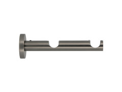 SUPPORT METAL D28 TIGE DOUBLE 65-145MM GUN GRIS FONCE EASY FIX