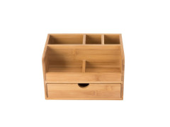BOITE BAMBOU AVEC TIROIR 15X23,5X15 CM SENSEA