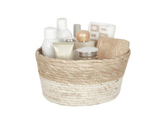 PANIER 12.5X25X12.5 CM FIBRE VEGETALE NATURAL CREAM 5 SENSEA