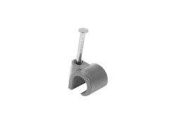 ATTACHE FIL DIAMETRE 8 A 12MM L14MM GRIS SACHET DE 50