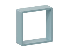 ETAGERE CUBE BLEU MAT 28X10X10CM EPAISSEUR 15MM LOT DE 3
