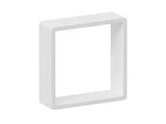 ETAGERE CUBE BLANC MAT 28X10X10CM EPAISSEUR 15MM LOT DE 3