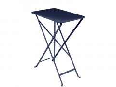 TABLE DE JARDIN PLIANTE BISTRO BLEU ABYSSE 37X57 CM