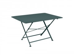 TABLE DE JARDIN CARGO GRIS ARGENT 6 PERSONNES