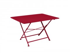 TABLE DE JARDIN CARGO ROUGE 6 PERSONNES