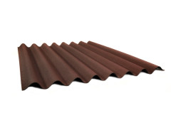 PLAQUE BITUME ONDULEE ROUGE 1X0.76M