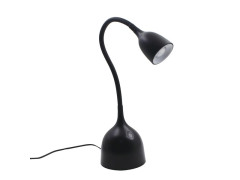 LAMPE BUREAU SWALLOW LED H37CM 3W INSPIRE PLASTIQUE NOIR