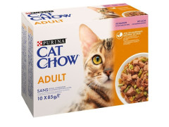 PATEE CHAT CC AD SAUMON 10X85G