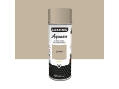 PEINTURE AEROSOL LUXENS MARRON SATINE AQUEUX TRENCH 5 0.4L