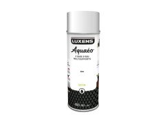 PEINTURE AEROSOL LUXENS BLANC SATINE AQUEUX 0.4L