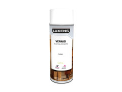 VERNIS EN BOMBE AEROSOL SATINE INCOLORE LUXENS 0.4L