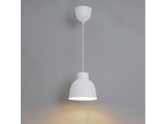 SUSPENSION MELGA E27 D18.5 60W METAL BLANC MAT