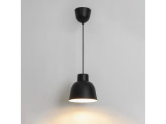 SUSPENSION MELGA E27 D18.5 60W METAL NOIR MAT