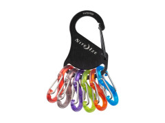 MOUSQUETON AVEC  6 PORTE CLES NITE IZE