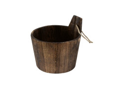 PANIER OSLO PIN WENGE 16,5X16