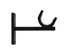 SUPPORT METAL ATELIER COURT BERCEAU NOIR MAT 80MM