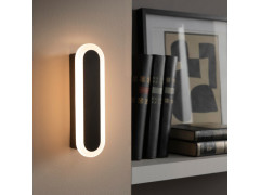 APPLIQUE DABA LED METAL NOIR INSPIRE