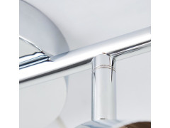 BARRE 2 SPOTS TEKLA GU10 METAL CHROME INSPIRE