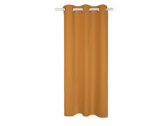 RIDEAU OCCULTANT ALEYNA 140X280 PECAN 3 JAUNE FONCE