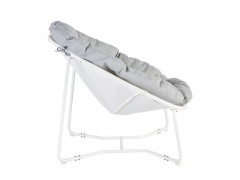 FAUTEUIL DE JARDIN NATERIAL COCOON BLANC