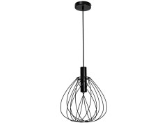 SUSPENSION MERONE E27 D32 40W NOIR MAT