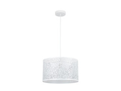 SUSPENSION FRELLA E27 DIAMETRE 38 60W METAL BLANC