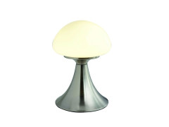 LAMPE A POSER KINOKO TOUCH LED H22CM 3W METAL NICKEL