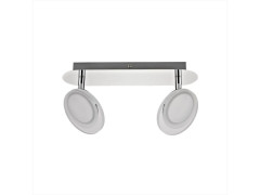 BARRE 2 SPOTS LOOB LED CHROME INSPIRE