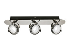 BARRE 3 SPOTS XENA 3X5W LED CHROME INSPIRE