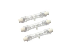AMPOULE HALOGENE TUBE CRAYON R7S 78MM 116W 2900K LEXMAN X3