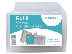 RECHARCHE POOLTESTER CHLORINE/BROMINE ET PH GRANULE BAYROL