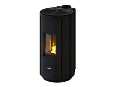 POELE A GRANULES CHROME AIR NOIR 5KW