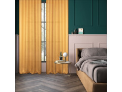 RIDEAU DARIO 140X260CM JAUNE DORE
