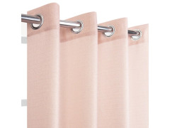 RIDEAU TAMISANT DARIO 140X260 ROSE DORE INSPIRE