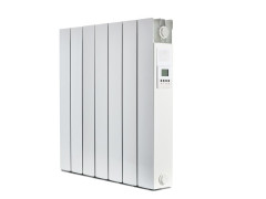 RADIATEUR INERTIE SECHE CONNECTE 1500W VOLUPTA VERTICAL BLANC