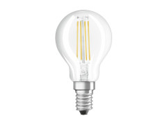 AMPOULE LED SPHERIQUE VERRE E14 40W 470LM CLAIRE BLANC CHAUD OSRAM