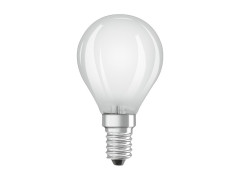 AMPOULE LED SPHERIQUE VERRE E14 40W 470LM OPALINE BLANC CHAUD OSRAM