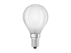AMPOULE LED SPHERIQUE VERRE E14 40W 470LM OPALINE BLANC FROID OSRAM