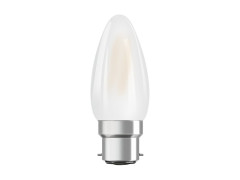 AMPOULE LED FLAMME B22 40W OPALINE  BLC CHD INTENSITE VARIABLE OSRAM