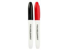 MARQUEURS ROUGE ET NOIR LOT DE 2 FISCHER DAREX