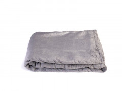 PLAID FLANNEL GRIS PAILLETES L.130X L.170 CM
