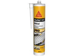 MASTIC COLLE POUR METAL SIKAFLEX 147 BLANC 400G