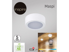 ECLAIRAGE MEUBLE MASPI A PILES 3AAA BLANC NEUTRE 45 LUMENS INSPIRE