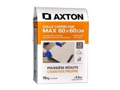 COLLE POUDRE AXTON MAX 60X60CM GRIS 10KG