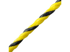 CORDE POLYPROPYLENE TORSADE  J/N DIAM. 6MM L. 25M