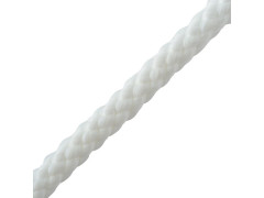 CORDE POLYPROPYLÈNE TRESSE CREUSE BLANCHE D8MM X L20M STANDERS